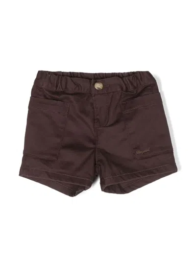 Bonpoint Babies' Slim-cut Chino Shorts In Brown