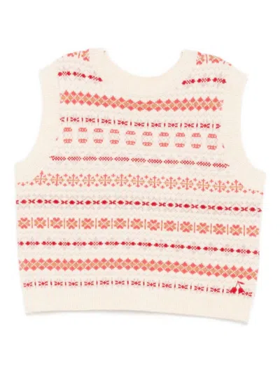 Bonpoint Mini Wool Pullover For Girls In Multi