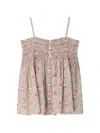 Bonpoint Appoline スモッキング フローラル トップ In Multi