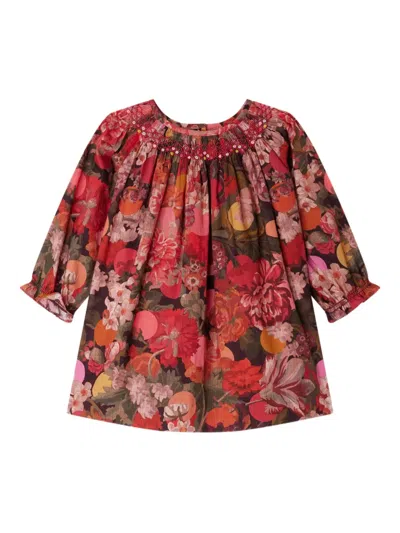 Bonpoint Babies' Smocked Floral Dress In Multi