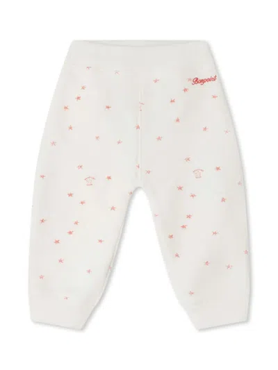 Bonpoint Babies' Star-print Cotton Track Pants In White