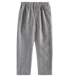 Bonpoint Stephen Checked Pants In Grey