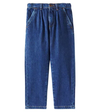 Bonpoint Kids' Stephen Straight Jeans In Blue