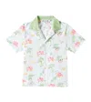 Bonpoint Steve Printed Cotton Poplin Shirt In Multicoloured