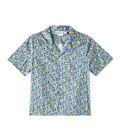 Bonpoint Kids' Bedrucktes Hemd Steve Aus Baumwolle In Multicolor