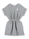 Bonpoint Striped Cotton Dress In Multi