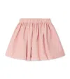 Bonpoint Elastic-waist Corduroy Skirt In Pink
