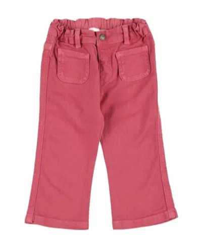 Bonpoint Kids' Stretch Cotton Jeans In Pink