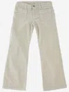 Bonpoint Junon Flared Corduroy Trousers In Natural