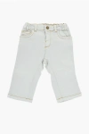 Bonpoint Stretch Denim Cookie Jeans With Visible Stitching