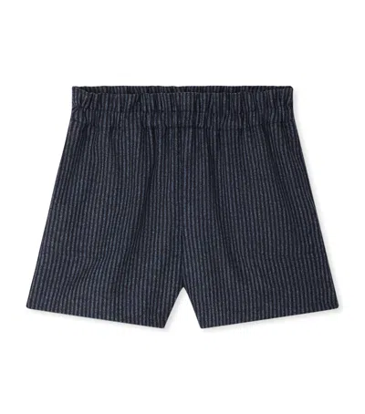 Bonpoint Kids' Stripe Jarlotte Shorts In Blue