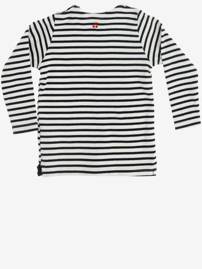 Bonpoint Striped Jersey T-shirt In Black