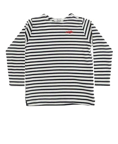 Bonpoint Striped-knit Top