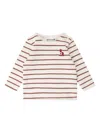 Bonpoint Baby Boys Striped T-shirt In Neutrals