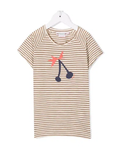 Bonpoint Striped T-shirt In White