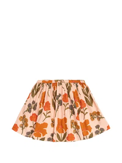 Bonpoint Kids' Suzon Floral-print Skirt In Multi