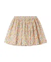 Bonpoint Suzon Floral-print Skirt In Nude
