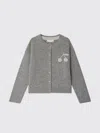 Bonpoint Cashmere 'judicael' Cardigan Kids In Animal Print