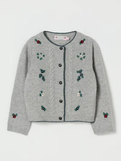 BONPOINT SWEATER BONPOINT KIDS COLOR GREY,H34051020