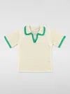 Bonpoint Elanita Sweater In Ivory/green In White