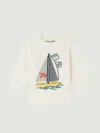 Bonpoint Baby Almire Cotton And Cashmere Sweater In White