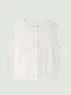 Bonpoint White Jobolene Vest In White