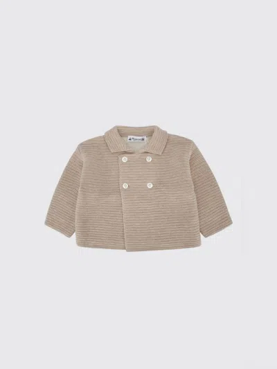 Bonpoint Babies'  セーター ボーイ カラー ベージュ In Brown