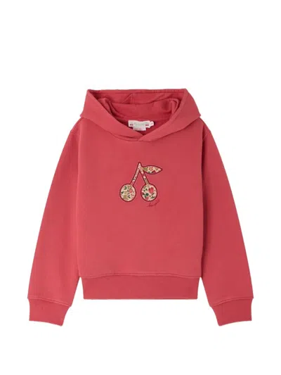 Bonpoint Kids' Sweatshirt Cherry "tita" In Multi