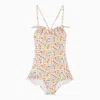 Bonpoint Swimwear Abbie Orange In Multicolor