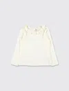 Bonpoint Bess Ruffled-trim T-shirt In Neutral