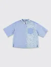 Bonpoint Kid - Elyas Loose-fitting Shirt In Blau