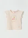 Bonpoint Elma Blush Pink T-shirt With Print In Neutral