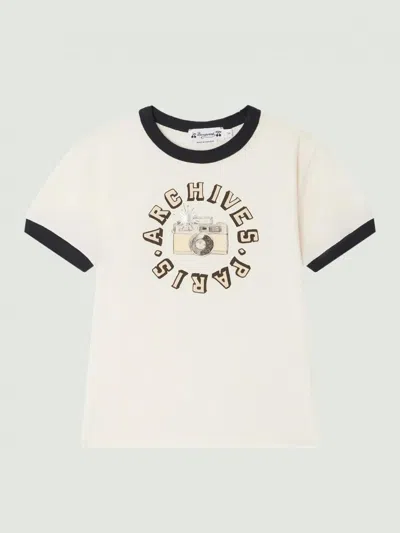 BONPOINT T-SHIRT BONPOINT KIDS COLOR WHITE,H25923001