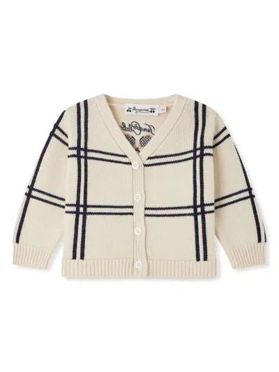 Bonpoint Kids' Tahiel Cardigan In 中性色
