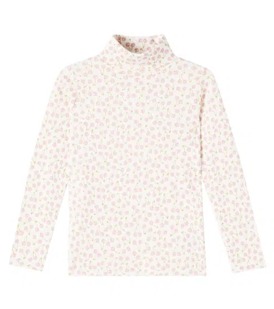 Bonpoint Kids' Tahiti Printed Cotton Jersey T-shirt In Neutral