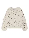 Bonpoint Talya Heart-print Sweatshirt In Neutral