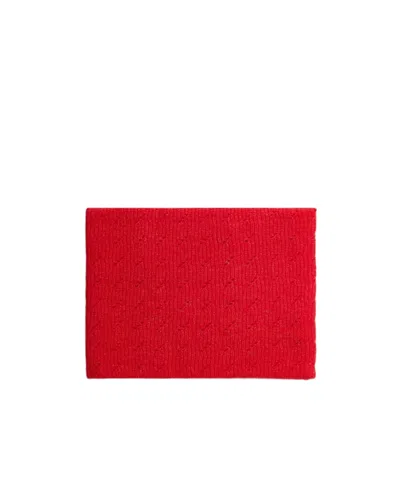 Bonpoint Tatodine Ribbed-knit Snood In Red
