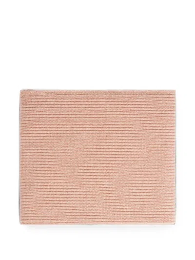 Bonpoint Kids' Tatodine Ribbed-knit Scarf In Pink