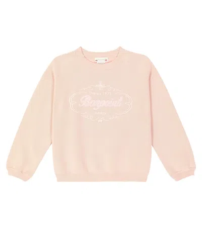 Bonpoint Kids' Tayla Logo Cotton-blend Sweatshirt In Pink