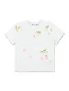 Bonpoint Tee Cherry In White