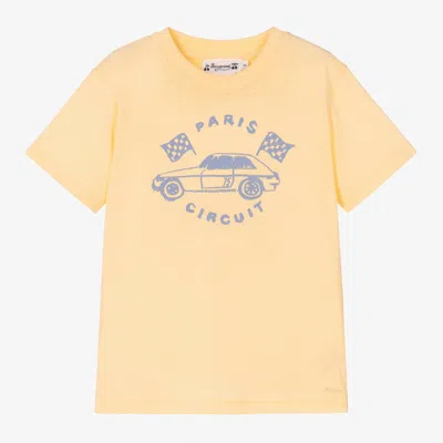 Bonpoint Teen Boys Yellow Graphic T-shirt