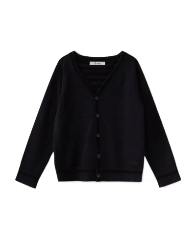 Bonpoint Teen Knitted Wool Cardigan