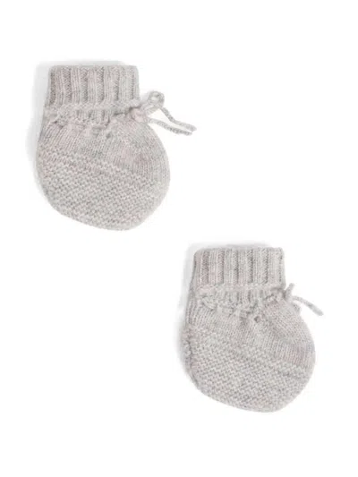 Bonpoint "telse" Gloves In Gray