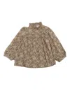 Bonpoint Tess Blouse In Grey