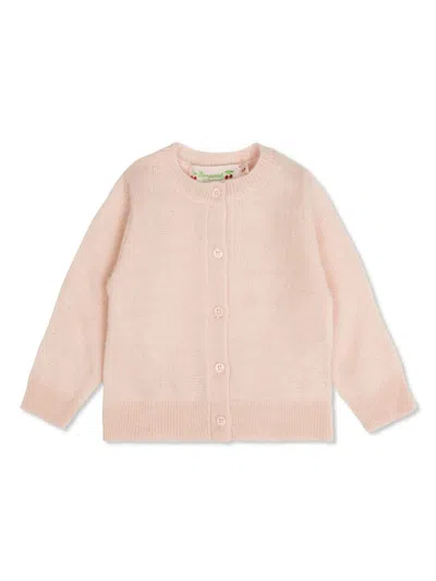 Bonpoint Babies' Teyana Cardigan In Pink