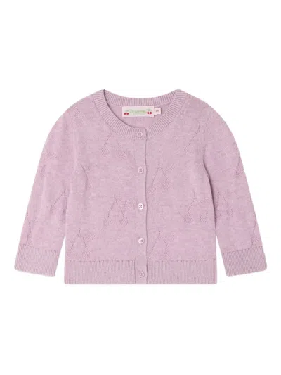 Bonpoint Babies' Teyana Cardigan In Pink
