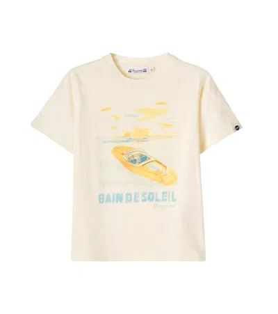 Bonpoint Kids' Thibald Cotton Jersey T-shirt In Neutral