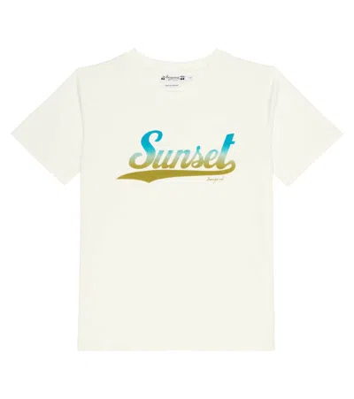Bonpoint Kids' Thibald Printed Cotton Jersey T-shirt In White