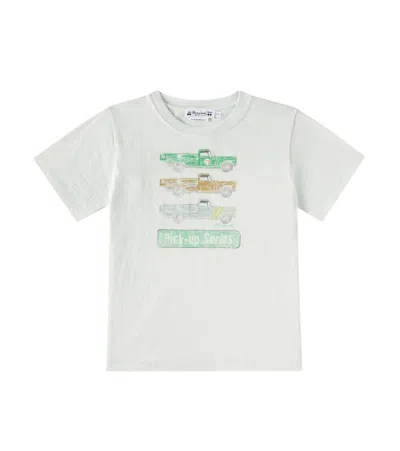 Bonpoint Kids' Thibald Printed Cotton Jersey T-shirt In White