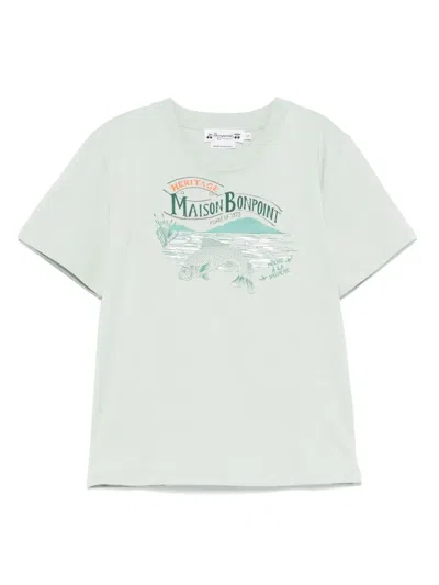 Bonpoint Kids' Thibald T-shirt In Green